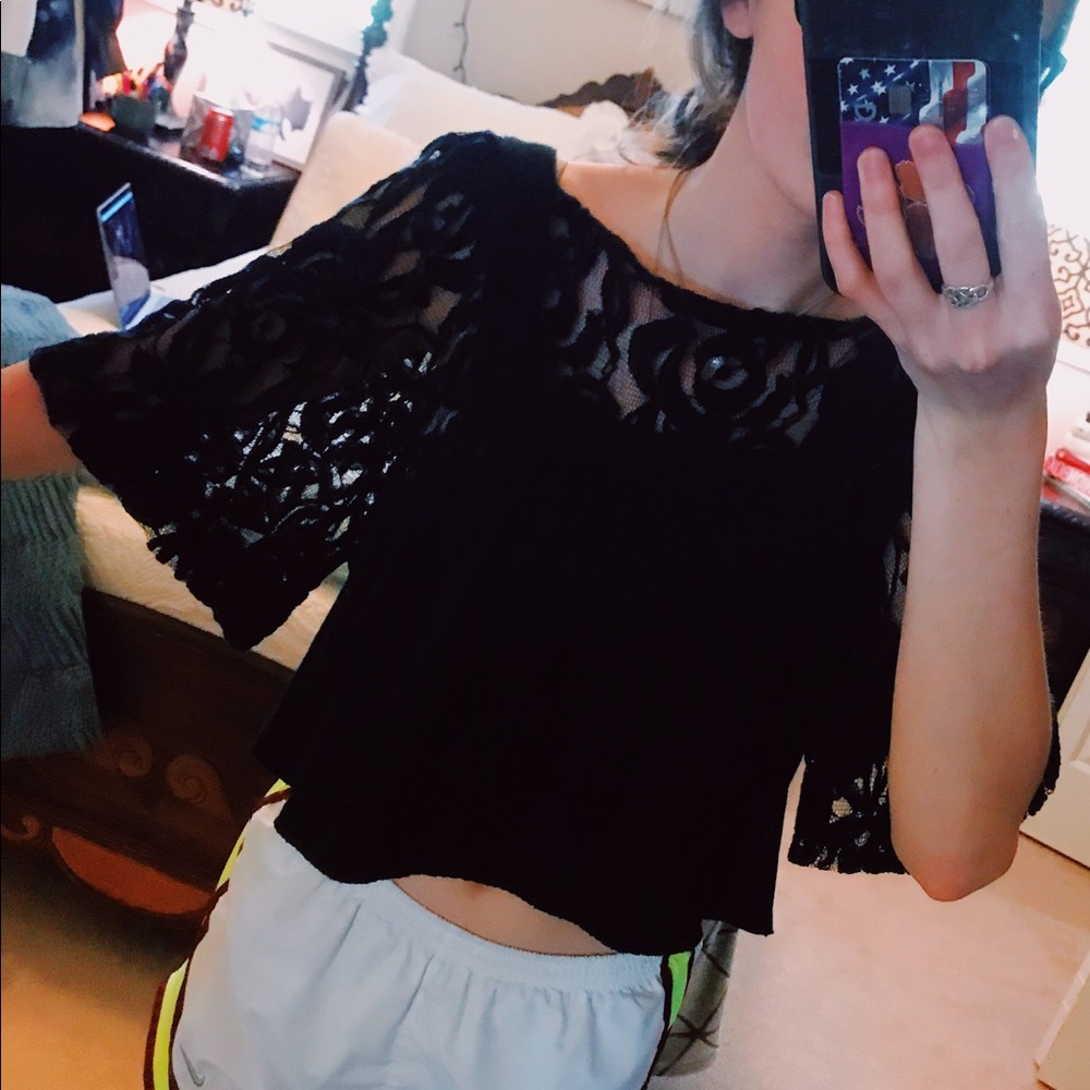 Black Free People blouse